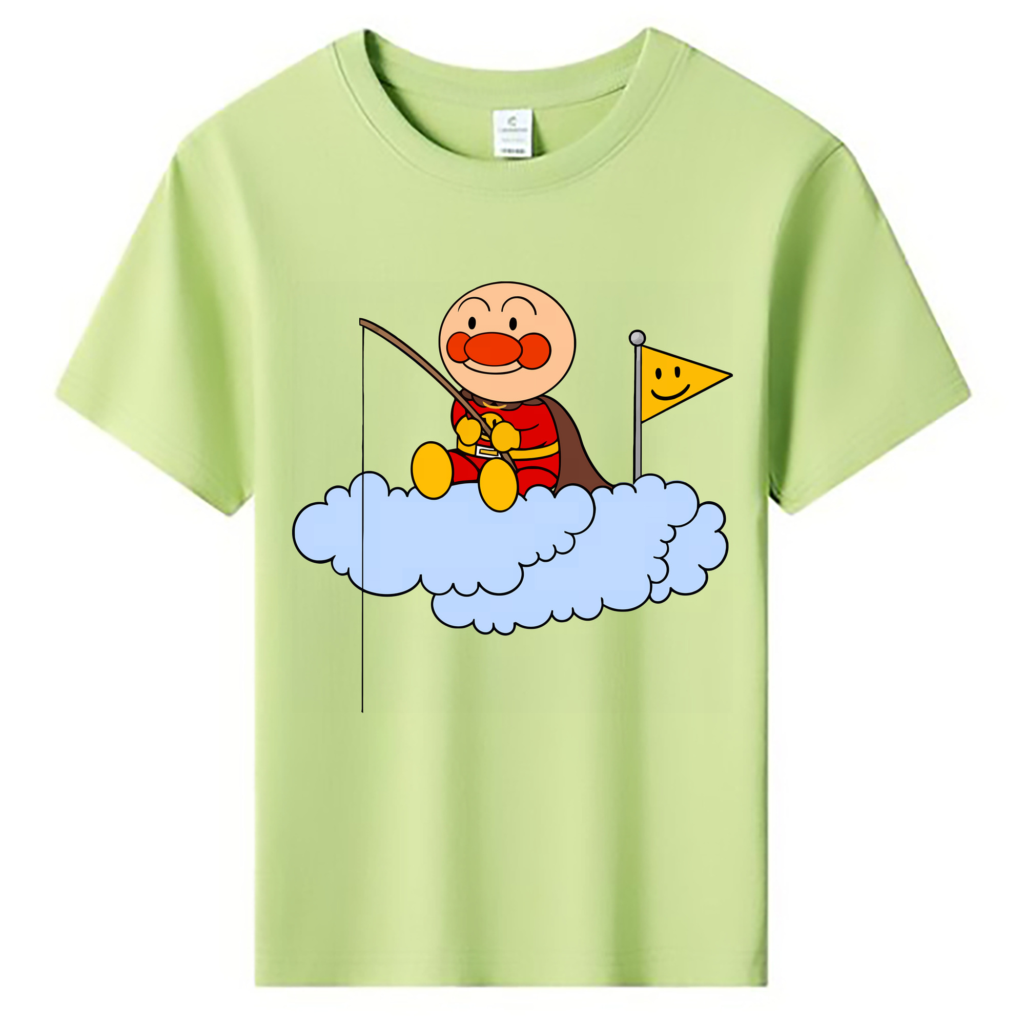 （画像用） アンパンマン Anpanman 綿100％キッズTシャツ（フロントプリント）